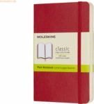 Moleskine Notizbuch Pocket A6 blanko Softcover scharlachrot