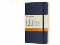 Moleskine Notizbuch Pocket A6 liniert Softcover saphir