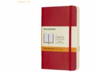 Moleskine Notizbuch Pocket A6 liniert Softcover scharlachrot