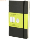 Moleskine Notizbuch P A6 9x14cm blanko Softcover schwarz