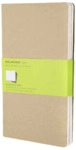 Moleskine Notizheft Cahier L A5 13x21cm VE=3 St&uuml;ck blanko packpapierbr