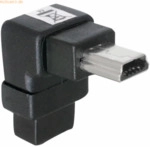 Delock Delock Adapter USB-B mini 5pin Stecker/Buchse 90 Grad gewinkelt