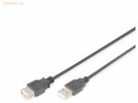 Assmann DIGITUS USB 2.0 Verlängerungskabel, Typ A St/Bu, 5.0m