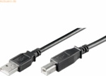Goobay USB Kabel 68900 USB 2.0 1,8m A/B-Stecker schwarz
