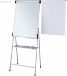 Maul Flipchart multifunktionell mit Papierhalter silber
