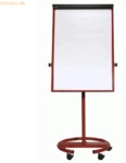 Maul Flipchart funktionell mobil Tafel 70x100cm rot