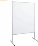 Maul Moderationstafel Standard grau 150x120 cm beidseitig als Pinnwand