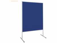 Maul Moderationstafel Standard blau 150x120 cm beidseitig als Pinnwand
