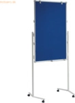 Maul Moderationstafel professionell 120x75 cm Textil/Whiteboard