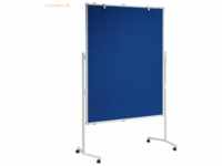 Maul Moderationstafel professionell 150x120 cm Textil/Textil blau