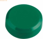 Maul Rundmagnet 20mm Durchmesser 0,3kg Haftkraft 20 St&uuml;ck gr&uuml;n
