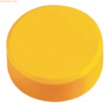 Maul Kraftmagnet 34mm Durchmesser 2kg Haftkraft 20 St&uuml;ck gelb