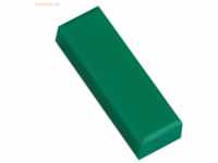 Maul Rechteckmagnet 53x18mm 1kg Haftkraft 20 Stück grün