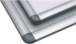Nobo Plakatrahmen A4 370x248x11mm Aluminium/Kunststoff silber