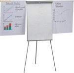 Franken Flipchart-Tafel X-tra! Line Standard Plus 105x68 cm grau