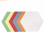 Franken Moderations-Karte Wabe 16,5x19cm sortiert VE=300 St&uuml;ck selbstk