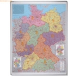 Franken Kartentafel Postleitzahlen Deutschland magnethaftend 1:750.000