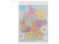 Franken PLZ- Karte Deutschland beschreibbar 1:750.000 97 cmx137 cm