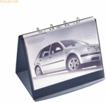 Durable Tisch-Flipchart Durastar A3 quer incl. 10 H&uuml;llen basalt