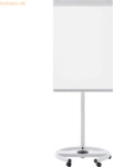Magnetoplan Flipchart Junior Plus 12269F14 mobil lichtgrau/wei&szlig;