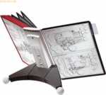 Durable Sichttafelst&auml;nder System table Sherpa mit 10 Tafeln grau/schwa