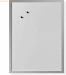 Herlitz Whiteboard 40x60cm beschriftbar Holzrahmen silber