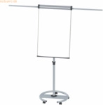 Maul Flipchart mobil solid plus 66x97 cm mit 2 Papierhaltern