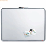 Nobo Wei&szlig;wandtafel Slimline Stahl magnetisch Kunststoffrahmen 580x430m