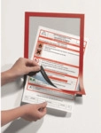 Durable Magnetrahmen Duraframe selbstklebend A4 rot VE=2 St&uuml;ck