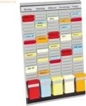 Franken T-Karten Planer Universalplaner 31,5x49cm 5 Tr&auml;ger grau