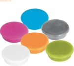 Franken Magnete rund 32mm VE=10 St&uuml;ck farbig sortiert