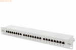 Assmann DIGITUS 1HE Cat.5e Klasse D Patchpanel geschirmt 24-Port Grau