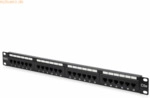 Assmann DIGITUS cat.5e Patchpanel, ungeschirmt 24-Port Schwarz