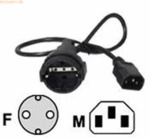 Schneider Electric APC 230V-Adapter Kaltger&auml;te auf Schuko St/Bu 10A, 0