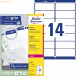 Avery Zweckform Adress-Etiketten ultragrip 99,1x38,1 mm VE=3.500 Etike
