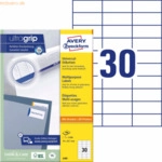 Avery Zweckform Universal-Etiketten ultragrip 70x29,7 mm VE=3.000 Etik