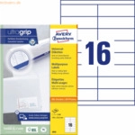 Avery Zweckform Universal-Etiketten ultragrip 105x33,8 mm VE=1.600 Eti