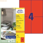Avery Zweckform Etiketten Inkjet/Laser/Kopier 105x48mm VE=400 St&uuml;ck ro