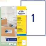 Avery Zweckform Versand-Etiketten 199,6x289,1 mm 25 Blatt/25 Etiketten