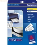 Avery Zweckform Regalschilder 105x38 mm 170 g/qm beschichtet matt 350