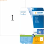 HERMA Etiketten wei&szlig; 210x297mm Premium A4 VE=25 St&uuml;ck