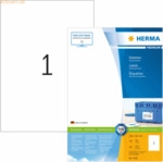 HERMA Etiketten wei&szlig; 210x297mm Premium A4 VE=100 St&uuml;ck