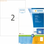 HERMA Etiketten wei&szlig; 210x148mm Premium A4 VE=400 St&uuml;ck