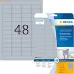HERMA Etiketten Folie Typenschild silber 45,7x21,2mm Special A4 LaserC