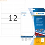 HERMA Etiketten Folie wei&szlig; 96,5x42,3mm Special A4 LaserCopy VE=300 St&uuml;