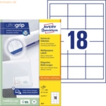 Avery Zweckform Universal-Etiketten ultragrip 64x45 mm VE=1.800 Etiket