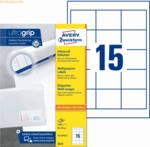 Avery Zweckform Universal-Etiketten ultragrip 64x50 mm VE=1.500 Etiket