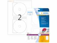 HERMA DVD-/Blu-ray-Etiketten weiß Durchmesser 116mm Special A4 VE= 50