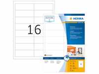 Herma 4815, HERMA Inkjet-Etiketten weiß 96,5x33,8mm Special A4 VE=1600 Stück