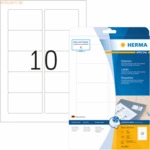 HERMA Inkjet-Etiketten wei&szlig; 83,8x50,8mm Special A4 VE=250 St&uuml;ck